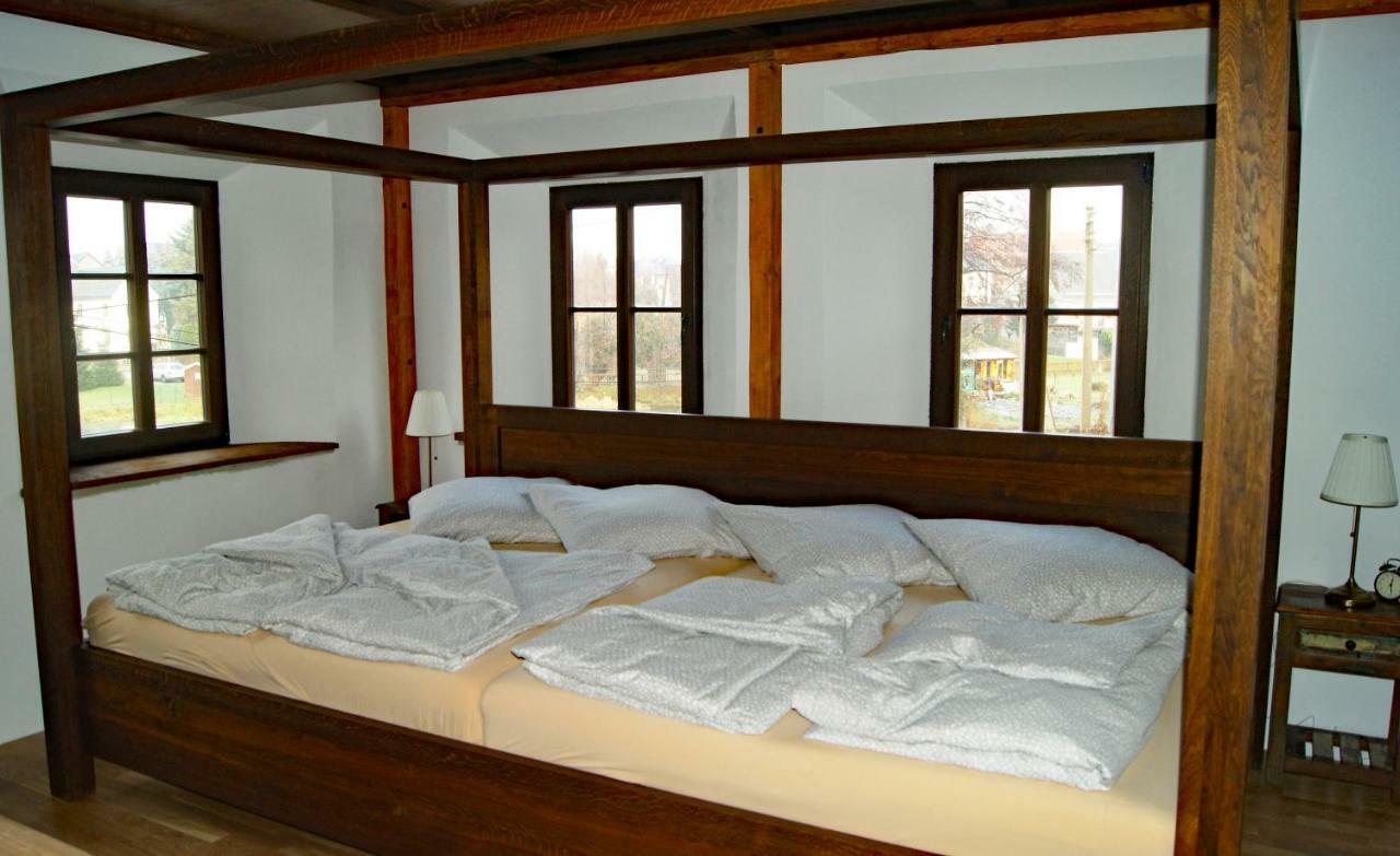 Ferienwohnung Laternenstube Mit Familienbett - Rittergut Leppersdorf Buitenkant foto